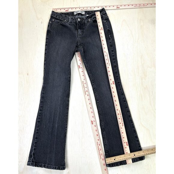 Canyon River Blues Jeans Women's 6 Short Blue Dark Wash Boot Cut Jeans - Picture 4 of 14